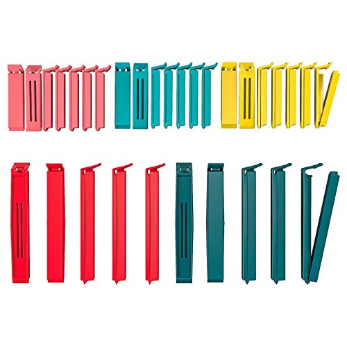 Ikea BEVARA Sealing Clip Fridge Food Bags Clip Mix Colours & Size [Set of 30],