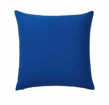 Load image into Gallery viewer, 2x Ikea Majalotta Cushion Cover 100% Cotton Blue Red Reversible, 50x50cm