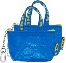 Load image into Gallery viewer, 2x Branded KNOLIG Mini Small Coin Zipper Bag With Keychain [Blue]