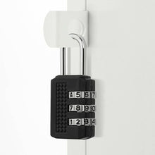 Load image into Gallery viewer, Ikea ELLOVEN Padlock U-Lock 3-Digit Combination Steel [Black]