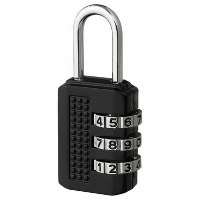 Ikea ELLOVEN Padlock U-Lock 3-Digit Combination Steel [Black]