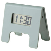 Load image into Gallery viewer, Ikea Digital Alarm Clock KUPONG Retro Bedside Gray Green Home Decor 6x4cm