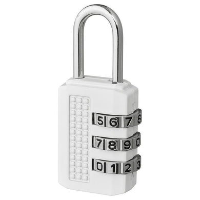 Ikea ELLOVEN Padlock U-Lock 3-Digit Combination Steel [White]