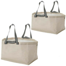 Load image into Gallery viewer, 2x Ikea GORSNYGG Carrier Bag, Large, Light Beige 57x37x39 cm, 71 L