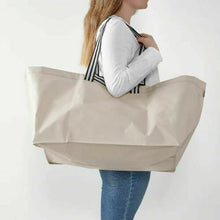 Load image into Gallery viewer, 2x Ikea GORSNYGG Carrier Bag, Large, Light Beige 57x37x39 cm, 71 L