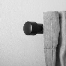 Load image into Gallery viewer, Ikea RACKA Curtain Rod-BETYDLIG Wall/celling Bracket-RAFFIG Finials [Grey]