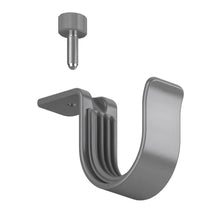 Load image into Gallery viewer, Ikea RACKA Curtain Rod-BETYDLIG Wall/celling Bracket-RAFFIG Finials [Grey]