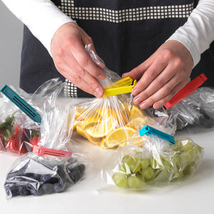 Ikea BEVARA Sealing Clip Fridge Food Bags Clip Mix Colours & Size [Set of 30],