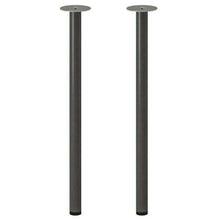 Load image into Gallery viewer, 2x Ikea ADILS Steel Table Legs Only 70cm, [Dark grey]