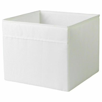 2x Ikea GOPAN Storage Box, Polyester, White 30x30x25cm