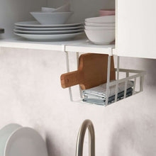 Load image into Gallery viewer, 2x Ikea PALYCKE Clip on Basket Under Shelf Hanging Storage Metal Organizer