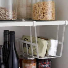 Load image into Gallery viewer, 2x Ikea PALYCKE Clip on Basket Under Shelf Hanging Storage Metal Organizer