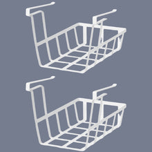 Load image into Gallery viewer, 2x Ikea PALYCKE Clip on Basket Under Shelf Hanging Storage Metal Organizer