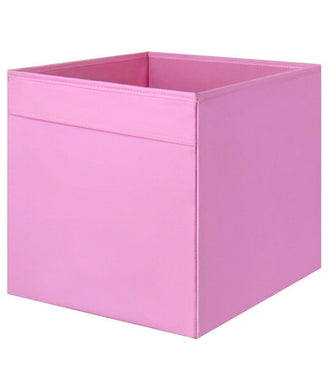 2x Ikea DRONA Box, Fit KALLAX Unit, Shelf Storage, Bedroom Storeroom Organiser Pink