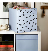 Load image into Gallery viewer, 4x Ikea DRONA Box, Fit KALLAX Unit, Storage, Bedroom Organiser Blue Black