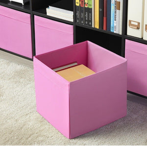 2x Ikea DRONA Box, Fit KALLAX Unit, Shelf Storage, Bedroom Storeroom Organiser Pink