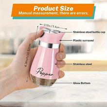 Load image into Gallery viewer, 2pcs New Lovely Salt And Pepper Shakers Pots Dispensers Cruet Jars Set, Pink