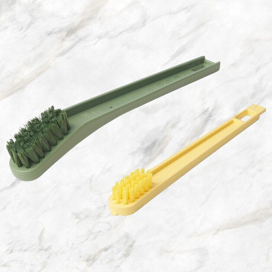 New Ikea PEPPRIG Shoe Shin Brush With Scraper, 2 in 1, Green/Yellow *Free P&P