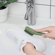 Load image into Gallery viewer, New Ikea PEPPRIG Shoe Shin Brush With Scraper, 2 in 1, Green/Yellow *Free P&amp;P