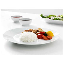 Load image into Gallery viewer, 4x Ikea 365+ Dinner Plate, Porcelain, White Dia 27cm