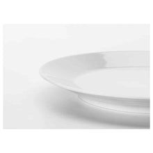 Load image into Gallery viewer, 4x Ikea 365+ Dinner Plate, Porcelain, White Dia 27cm