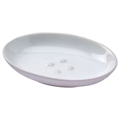 Ikea EKOLN Bathroom Stoneware, Soap Dish/tray, Lilac,