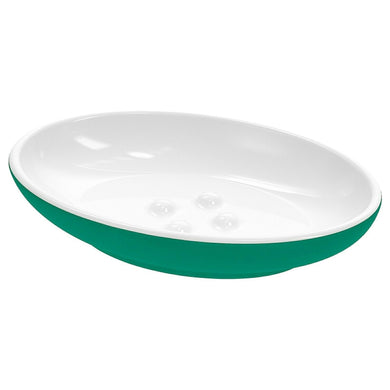 Ikea EKOLN Bathroom Stoneware, Soap Dish/tray, Green,