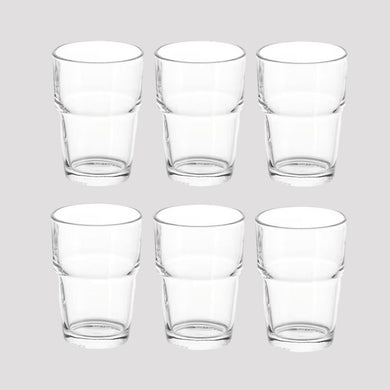 Ikea REKO Kitchen Small Juice Water Milk Glass 170ml Drinks [6in1pack]