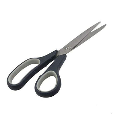 New Easy & Soft Grip Scissor Stainless - Black/White Heavy Duty Premium Quality