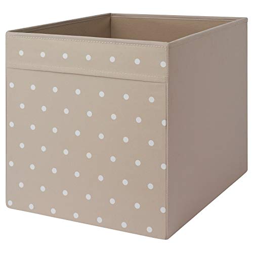 3x Ikea DRONA StorageBox, Home, Office, School, 33x38x33cm [Dotted Beige]