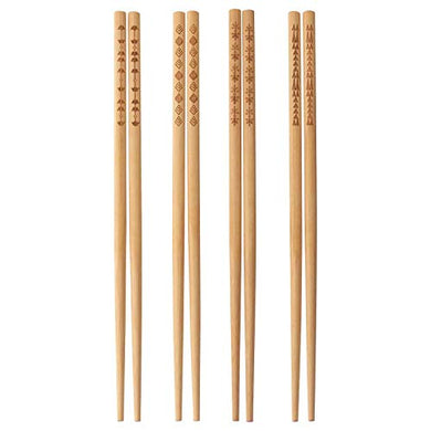 Ikea TREBENT Chopsticks, Bamboo Stick, Kitchen, Restaurant [4pairs in1pack 24cm]