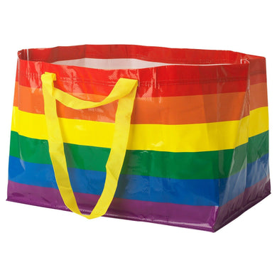 2x Ikea STORSTOMMA Large Carrier Bag, LGBT Pride Bags, 76 L,