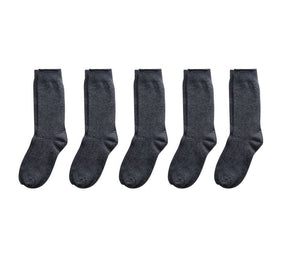 New Pep&Co Pack of 5 Pairs Mens Trainer Sports Long Socks Size 9-12 / 43-47