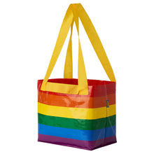 Load image into Gallery viewer, 2x Ikea STORSTOMMA LGBT Bag, Rainbow, Multicolour Hand Bag 27x27cm [2in1pack]