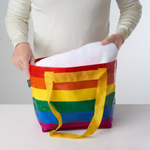 Load image into Gallery viewer, 2x Ikea STORSTOMMA LGBT Bag, Rainbow, Multicolour Hand Bag 27x27cm [2in1pack]