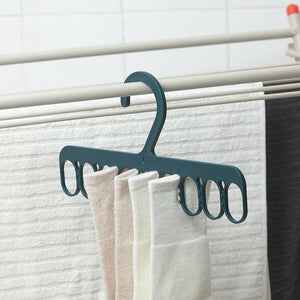 3x Ikea SLIBB Hanger with 8 Grip Clips [Dark Green]