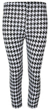 Load image into Gallery viewer, New Women Dogtooth Print Legging Tight Pants Size M/L 10-12
