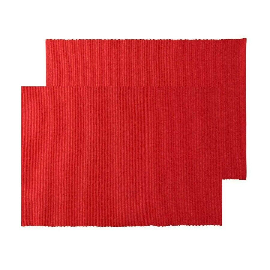 2x Ikea VINTER 2021 Christmas Place Mat, Red 35x45cm