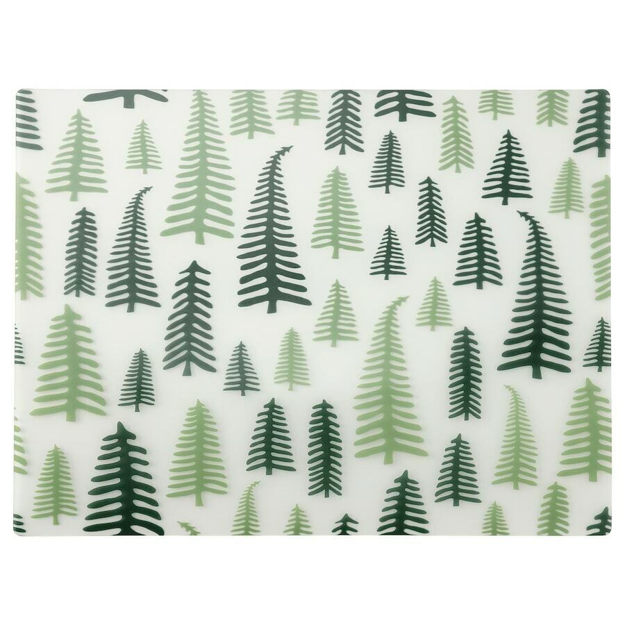 2x Ikea Vinter Christmas Place Mat Plastic [Green] 40x30cm