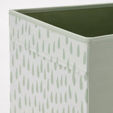 Load image into Gallery viewer, 2x Ikea DRONA Storage Box, Fits Kallax, Pattern, White/Light Green,