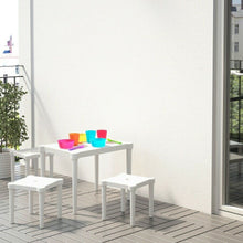 Load image into Gallery viewer, 2x Ikea Children, UTTER children&#39;s table, in/outdoor/white