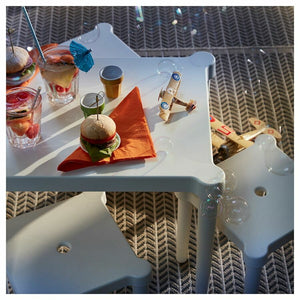 2x Ikea Children, UTTER children's table, in/outdoor/white