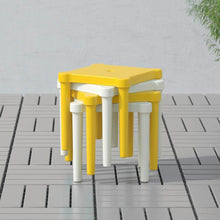 Load image into Gallery viewer, 2x Ikea Children, UTTER children&#39;s can use as stool or table, in/outdoor/yellow