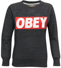 Load image into Gallery viewer, New Women Obey Sweatshirt Fleece Pullover Top