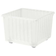 Load image into Gallery viewer, 2x Ikea VESSLA Storage crate with castors, white 39x39cm