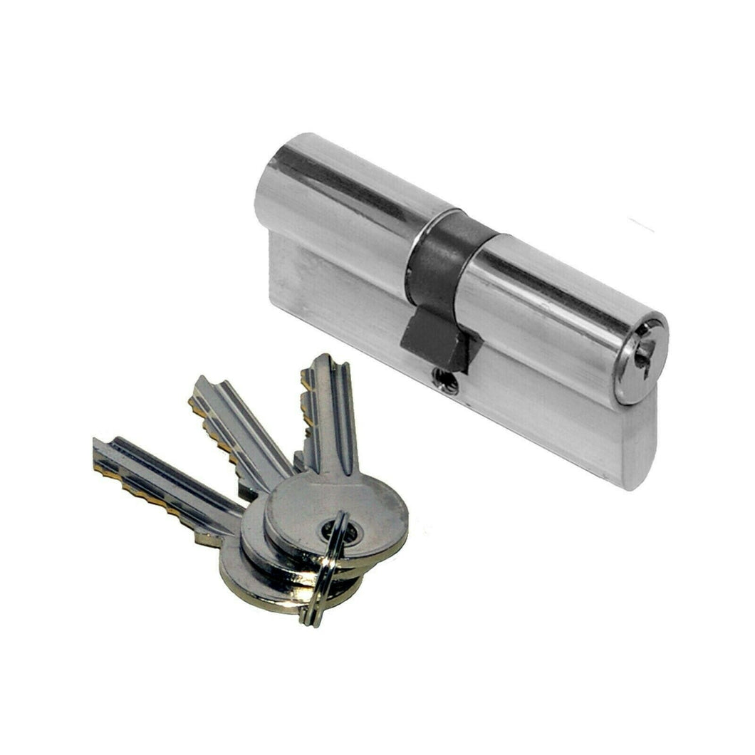 44/55 Used Euro Profile 6 Pin Door Lock Cylinder Barrel for uPVC Aluminium