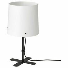 Load image into Gallery viewer, 2x Ikea BARLAST Table Lamp Bedroom Bedside Light, Black/White 31 cm