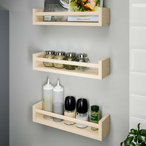 2x Ikea BEKVAM Wooden Spice Rack Aspin Jar Holder,