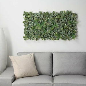 2x Ikea FEJKA Artificial Wall Mounted Plant, Decoration Green 26x26cm