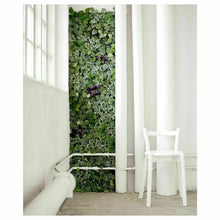 Load image into Gallery viewer, 2x Ikea Artificial Wall Mounted Plant, Decoration, Green/Lilac 26x26cm